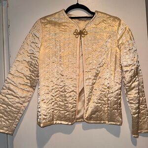 Vintage Quilted Dressing Overcoat